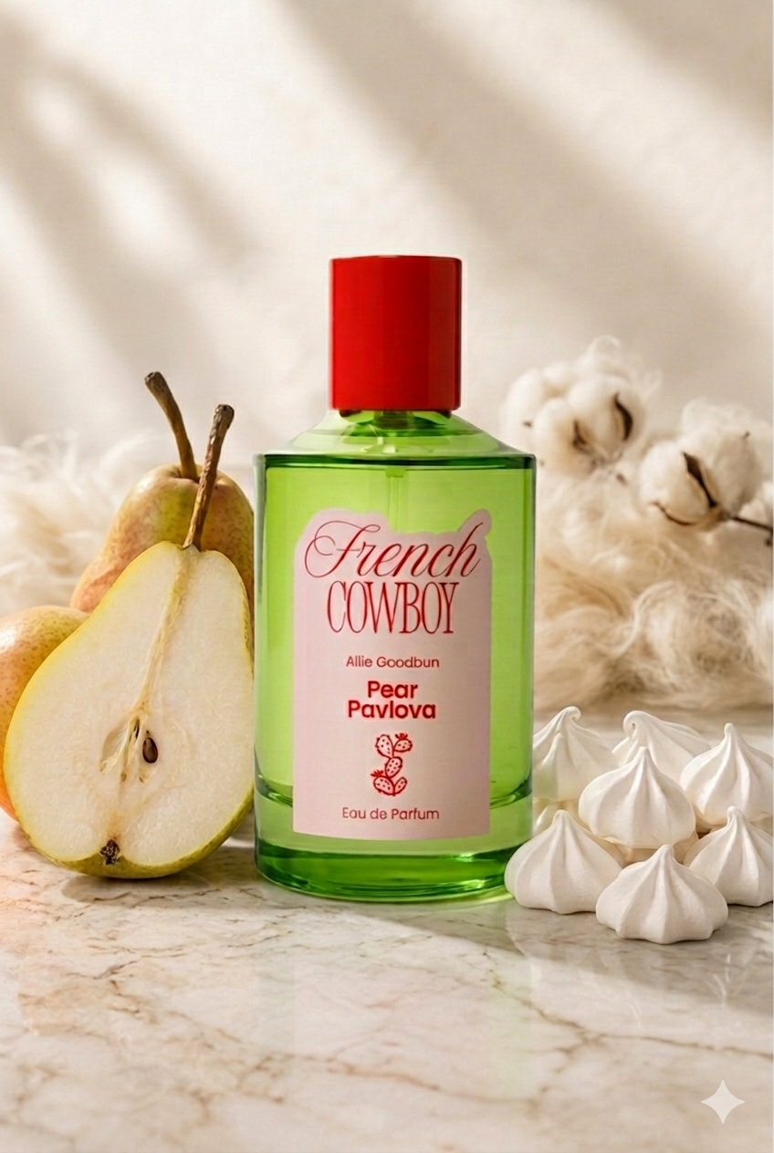 French Cowboy Pear Pavlova