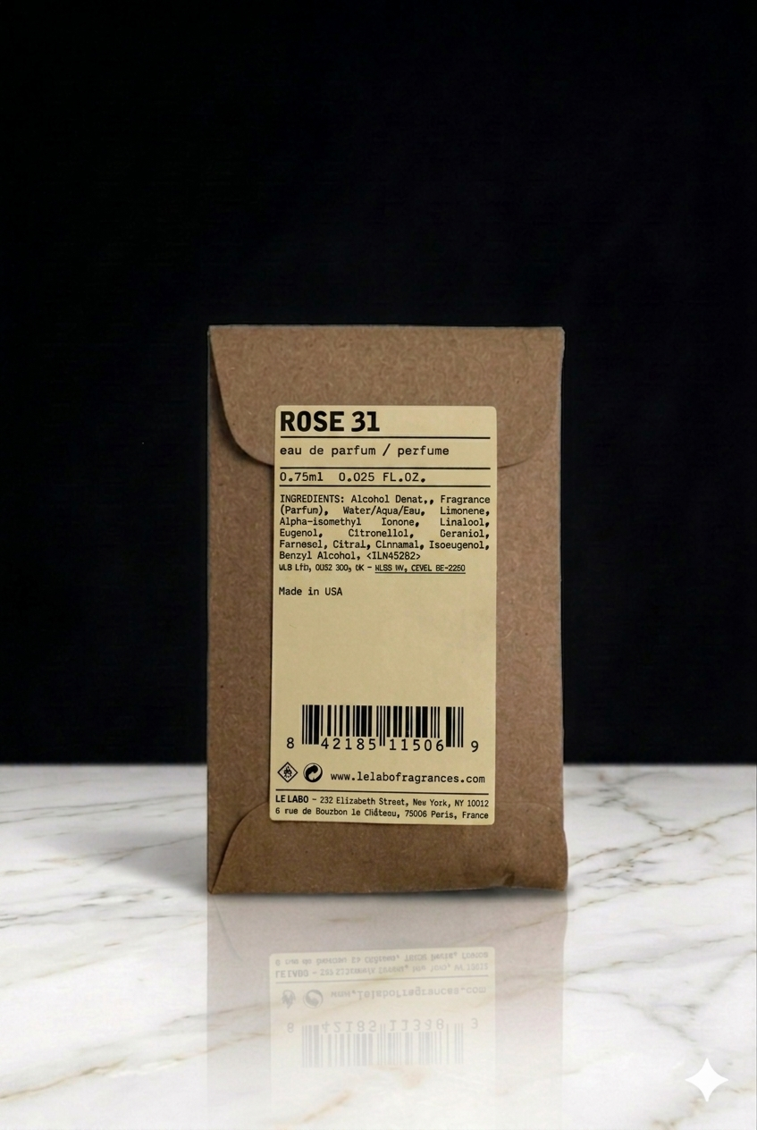 Le Labo Rose 31 Official Sample